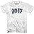 2017 Year Celebration Adult Cotton T-shirt - White