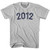 2012 Year Celebration Adult Cotton T-shirt - Cool Grey