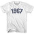 1967 Year Celebration Adult Cotton T-shirt - White