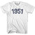 1951 Year Celebration Adult Cotton T-shirt - White