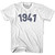 1941 Year Celebration Adult Cotton T-shirt - White