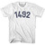 1492 Year Celebration Adult Cotton T-shirt - White