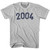 2004 Year Celebration Adult Cotton T-shirt - Cool Grey