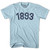 1893 Year Celebration Adult Cotton T-shirt - Light Blue