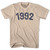 1992 Year Celebration Adult Cotton T-shirt - Creme
