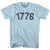 1776 Year Celebration Adult Cotton T-shirt - Light Blue