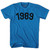 1989 Year Celebration Adult Cotton T-shirt - Royal