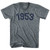 1953 Year Celebration Adult Tri-Blend V-neck Junior Cut Womens T-shirt - Athletic Grey