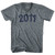 2011 Year Celebration Adult Tri-Blend V-neck Junior Cut Womens T-shirt - Athletic Grey