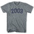2003 Year Celebration Womens Tri-Blend T-shirt - Athletic Grey