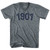 1901 Year Celebration Adult Tri-Blend V-neck Junior Cut Womens T-shirt - Athletic Grey