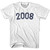 2008 Year Celebration Womens Cotton T-shirt - White