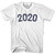 2020 Year Celebration Womens Cotton T-shirt - White
