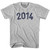 2014 Year Celebration Womens Cotton T-shirt - Grey Heather