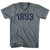 1893 Year Celebration Adult Tri-Blend V-neck Junior Cut Womens T-shirt - Athletic Grey