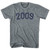 2009 Year Celebration Womens Tri-Blend T-shirt - Athletic Grey