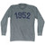 1952 Year Celebration Adult Tri-Blend Long Sleeve T-shirt - Athletic Grey