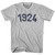 1924 Year Celebration Womens Cotton T-shirt - Grey Heather