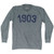 1903 Year Celebration Adult Tri-Blend Long Sleeve T-shirt - Athletic Grey