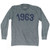 1963 Year Celebration Adult Tri-Blend Long Sleeve T-shirt - Athletic Grey