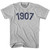 1907 Year Celebration Womens Cotton T-shirt - Grey Heather