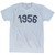 1956 Year Celebration Adult Tri-Blend T-shirt - Athletic White