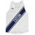 White & Navy Blue Custom Sash Running Tank Top Racerback Track & Cross Country Singlet Jersey - White & Navy Blue White & Navy Blue Custom Sash Running Tank Top Racerback Track & Cross Country Singlet Jersey - White & Navy Blue