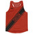 Cardinal Red & Black Custom Sash Running Tank Top Racerback Track & Cross Country Singlet Jersey - Cardinal Red & Black