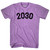 2030 Year Celebration Adult Tri-Blend T-shirt - Athletic Purple