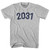 2031 Year Celebration Adult Cotton T-shirt - Grey Heather