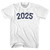2025 Year Celebration Adult Cotton T-shirt - White
