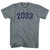 2033 Year Celebration Adult Tri-Blend T-shirt - Athletic Grey
