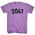 2041 Year Celebration Adult Tri-Blend T-shirt - Athletic Purple