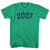2037 Year Celebration Adult Tri-Blend T-shirt - Athletic Green