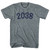2038 Year Celebration Adult Tri-Blend T-shirt - Athletic Grey