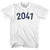 2041 Year Celebration Adult Cotton T-shirt - White