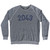 2043 Year Celebration Adult Tri-Blend Sweatshirt - Athletic Grey