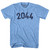 2044 Year Celebration Adult Tri-Blend T-shirt - Athletic Blue