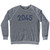 2045 Year Celebration Adult Tri-Blend Sweatshirt - Athletic Grey