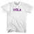 Viola Youth Cotton T-shirt - White Viola Youth Cotton T-shirt - White