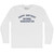 Happy Birthday George Washington Adult Cotton Long Sleeve T-shirt - White