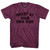 Invest At Your Own Risk Adult Tri-Blend T-shirt - Athletic Cranberry