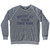 Invest At Your Own Risk Adult Tri-Blend Sweatshirt - Athletic Grey