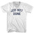 Job Not Done Adult Tri-Blend V-neck T-shirt - White