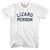 Lizard Person Adult Cotton T-shirt - White
