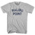 Malibu Point Adult Cotton T-shirt - Grey Heather