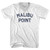 Malibu Point Adult Tri-Blend V-neck T-shirt - White