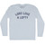 Lord Love A Lefty Adult Tri-Blend Long Sleeve T-shirt - Athletic White