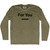 For You Adult Tri-Blend Long Sleeve T-shirt - Military Green