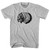 Skull Headdress Adult Cotton T-shirt - Grey Heather